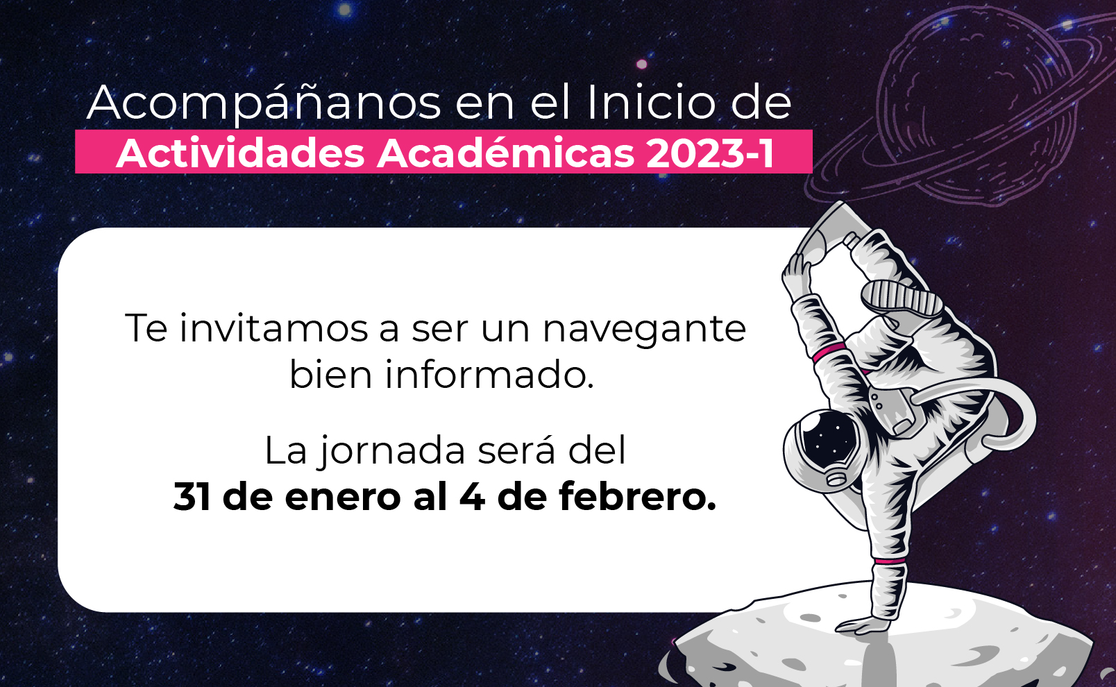 Cesde vive su inicio de actividades académicas – Semestre 2023-1